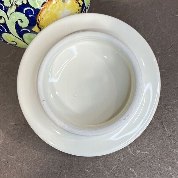 CERAMICHE D’ARTE PARRINI Ceramic Peperoncino Hot Pepper Jar W/ Lid Lemon Tuscany - Picture 9 of 12